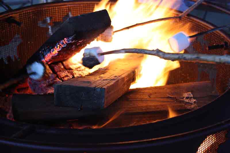 J&S Creekside Cabins firepit