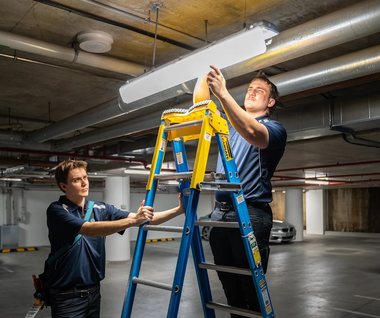 Emergency electrician completing switchboard upgrade in Chatswood, NSW